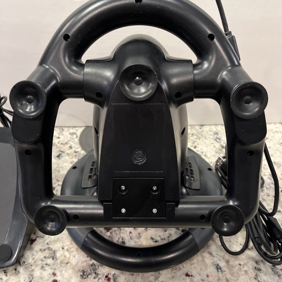 Hori Racing Wheel EX2 and Pedals HX3-71 (U/E) For Xbox 360 Wired w/ Box Untested - Picture 6 of 13